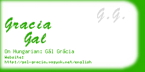 gracia gal business card